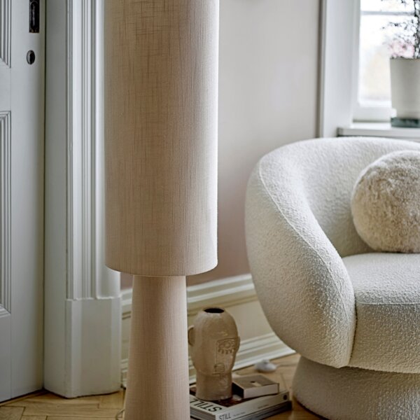 Bloomingville Béžová stojací lampa Emmie 120 cm
