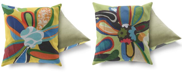 ASIR Sada polštářků BARVY 43 x 43 cm bavlna/polyester