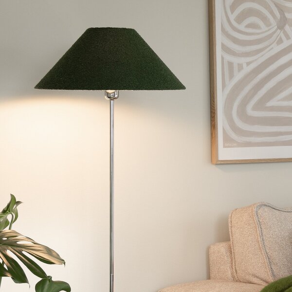 Stojací Lampa Globen Lighting, Zelená, Obývací pokoj, Tkanina / Textil, Moderní