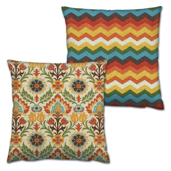 ASIR Set polštářků BARVY 43 cm polyester-bavlna