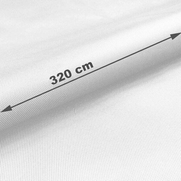Vodu odpuzující oxfordová látka s teflonovou úpravou, 165 g/m², šíře 320 cm, bílá