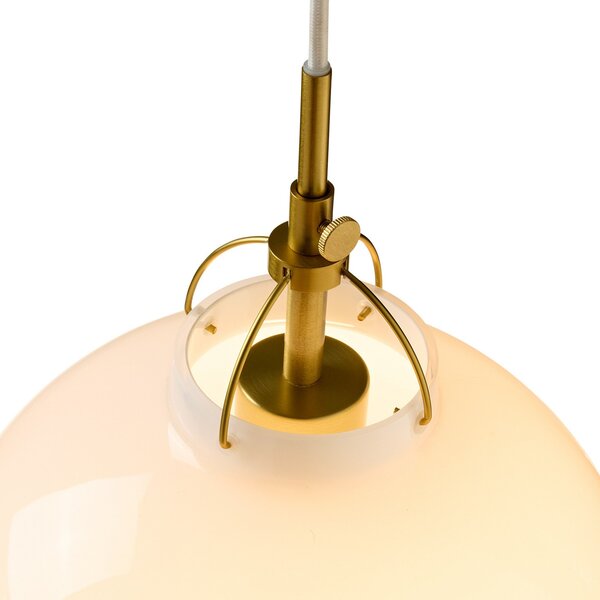 Závěsná svítidlo Halo Design, TOSCANA, stmívatelné, Jídelna, Sklo, Design
