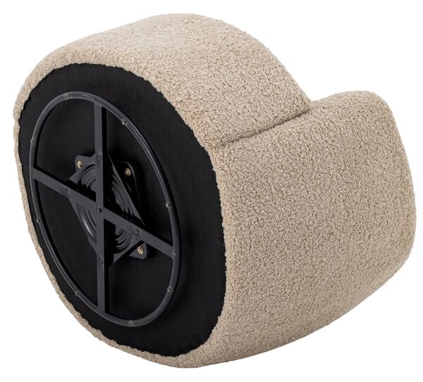 Bloomingville Bouclé otočné křeslo Bocca