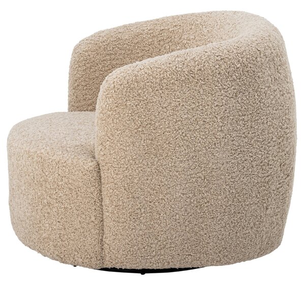 Bloomingville Bouclé otočné křeslo Bocca