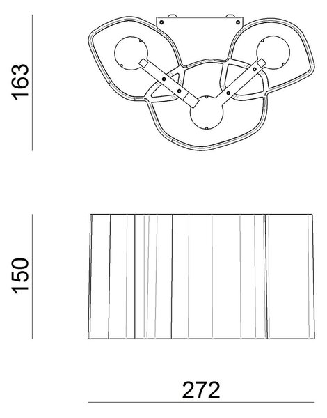 Nástěnná Svítidla Stilnovo, Honey, Bílá, Obývací pokoj, Plast, Design