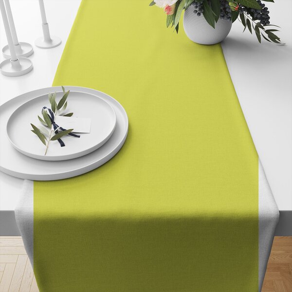 Jednobarevná bavlněná látka, 125 g/m², šíře 160 cm, citron