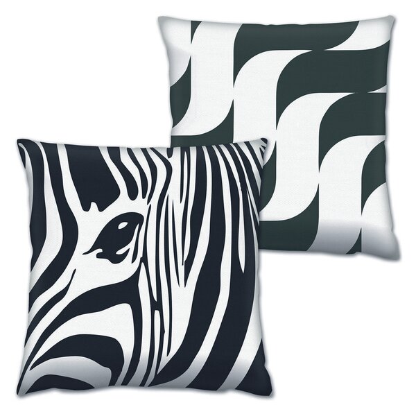 ASIR Polštářek VZOR ZEBRA 43 cm polyester-bavlna