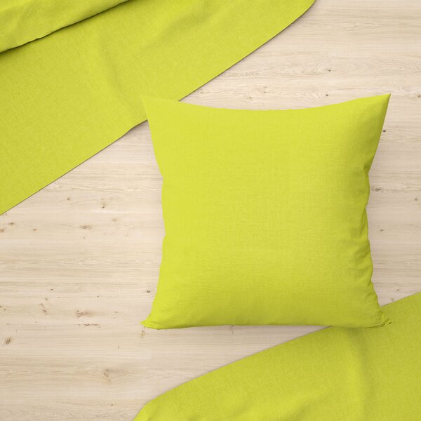 Jednobarevná bavlněná látka, 125 g/m², šíře 160 cm, citron