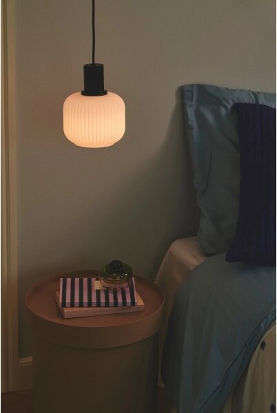 Nordlux - Lustr na lanku MILFORD 1xE27/40W/230V černá
