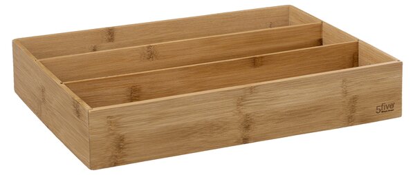 Organizér na kosmetiku BAMBOO, 3 přihrádky
