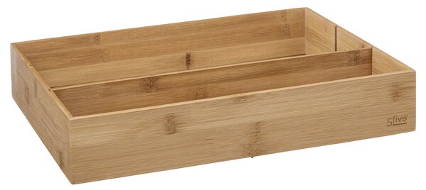 Organizér na kosmetiku BAMBOO, 3 přihrádky