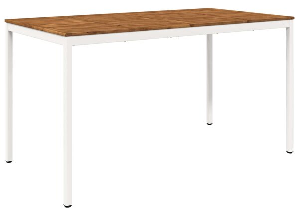 Zahradní barový stůl Přírodní a bílá 196 x 100,5 x 105 cm 3394423