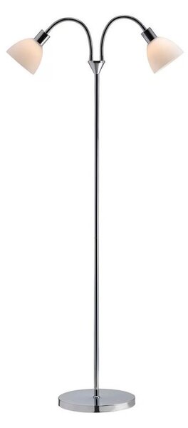 Nordlux - Stojací lampa RAY 2xE14/25W/230V lesklý chrom