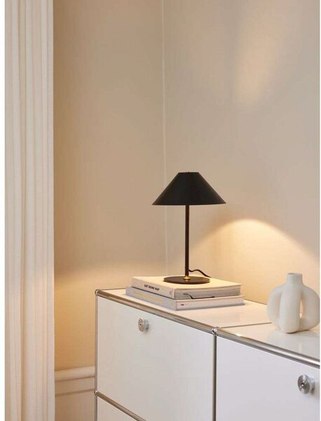 Stolní lampa Halo Design, Černá, Obývací pokoj, Kov