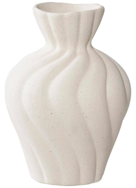 Nordic Living Set dvou bílých keramických váz Kasa 12/15 cm