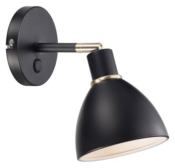 Nordlux - Nástěnné svítidlo RAY 1xE14/25W/230V černá