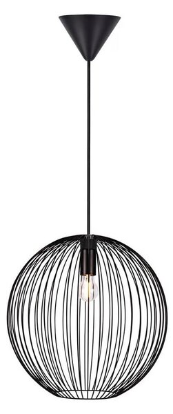 Nordlux - Lustr na lanku BERONI 1xE27/60W/230V černá pr. 35 cm