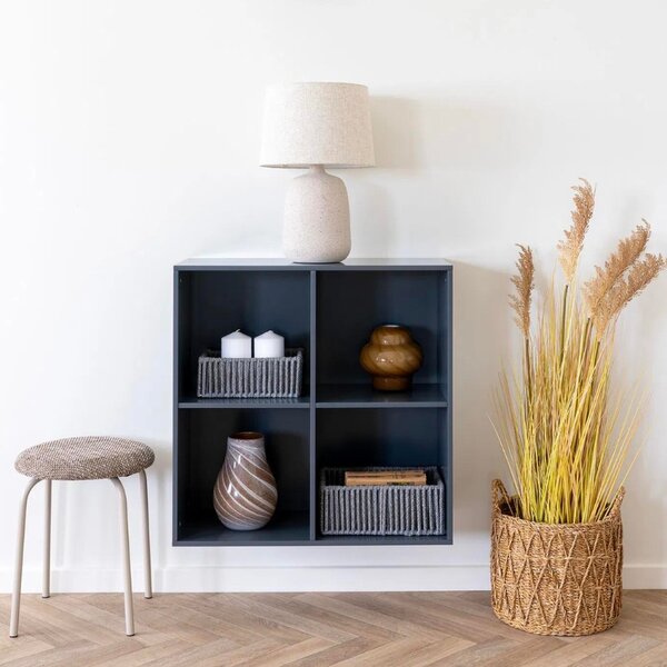 Nordic Living Hnědá skleněná váza Bawo 16 cm