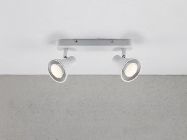 Nordlux - Bodové svítidlo EIK 2xGU10/35W/230V bílá