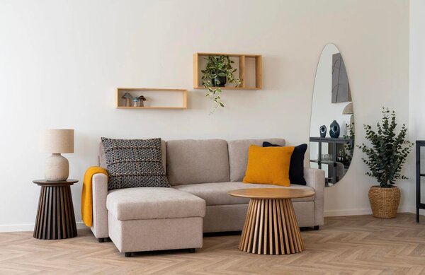 Nordic Living Závěsné zrcadlo Paga 160 x 57 cm