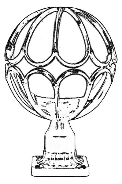 ASIR Venkovní lampa BSU-68081 černá