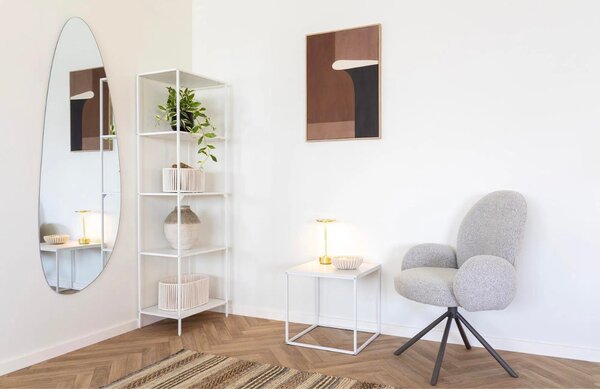 Nordic Living Závěsné zrcadlo Paga 160 x 57 cm
