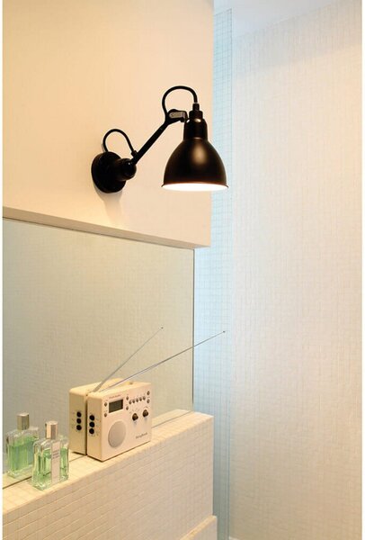 Nástěnná Svítidla Lampe Gras, Černá, Obývací pokoj, Kov, Design