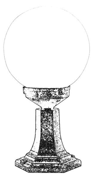 ASIR Venkovní lampa BSU-68160 hnědá