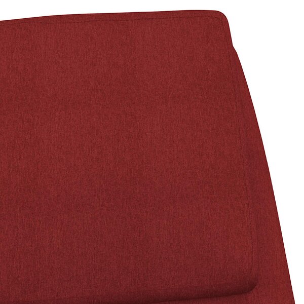 Relaxační křeslo vínové textil 341320