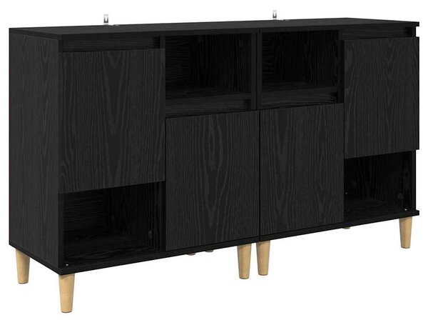 Konzole 2 ks Černý dub 60 x 35 x 70 cm Kompozitní dřevo 3415589