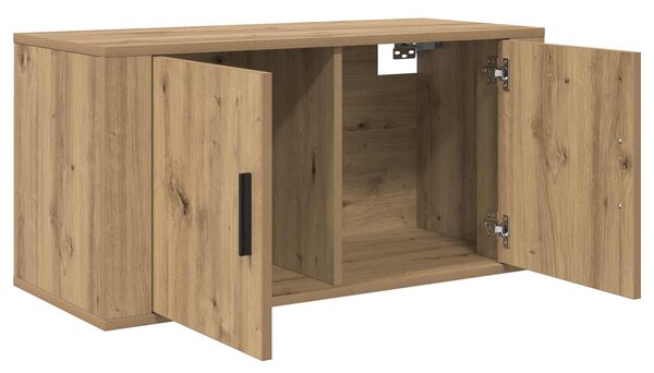 Nástěnný TV skříňový set 2 ks Artisanový dub Kompozitní dřevo 3415586