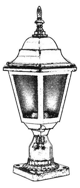 ASIR Venkovní lampa BSU-68206 černá