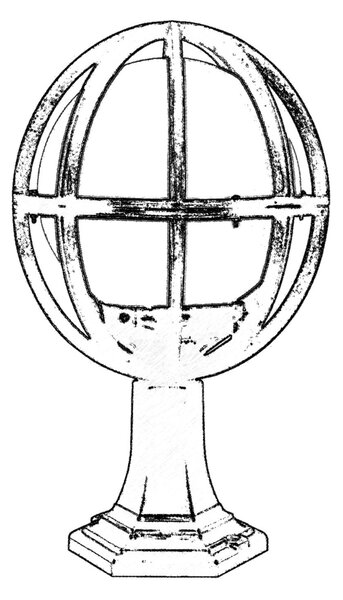 ASIR Venkovní lampa BSU-68080 černá