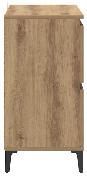 Konzole 3 ks Artisanový dub 60 x 35 x 70 cm Kompozitní dřevo 3415581