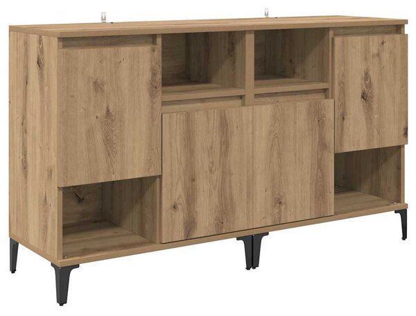 Konzole 2 ks Artisanový dub 60 x 35 x 70 cm Kompozitní dřevo 3415584