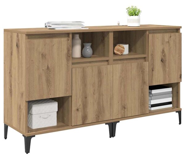 Konzole 2 ks Artisanový dub 60 x 35 x 70 cm Kompozitní dřevo 3415584
