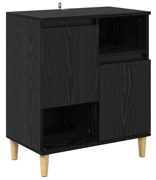 Konzole 2 ks Černý dub 60 x 35 x 70 cm Kompozitní dřevo 3415589