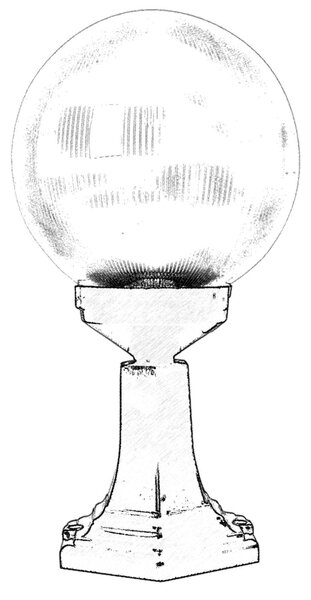 ASIR Venkovní lampa BSU-68160 černá