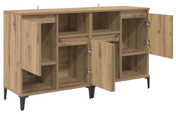 Konzole 2 ks Artisanový dub 60 x 35 x 70 cm Kompozitní dřevo 3415584