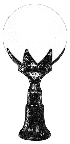 ASIR Venkovní lampa BSU-68209 hnědá