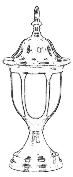 ASIR Venkovní lampa BSU-68178 černá