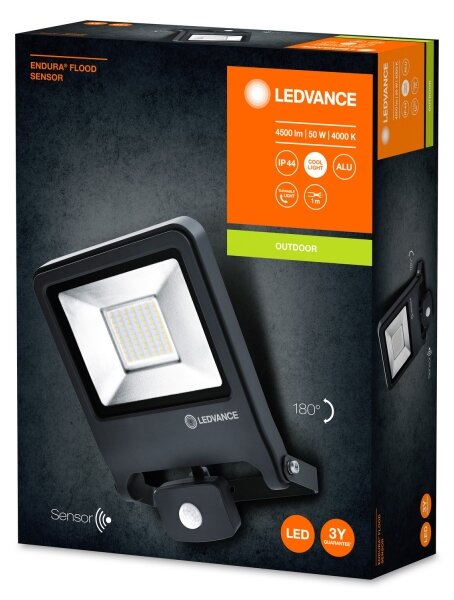 Ledvance - LED Reflektor se senzorem ENDURA LED/50W/230V IP44