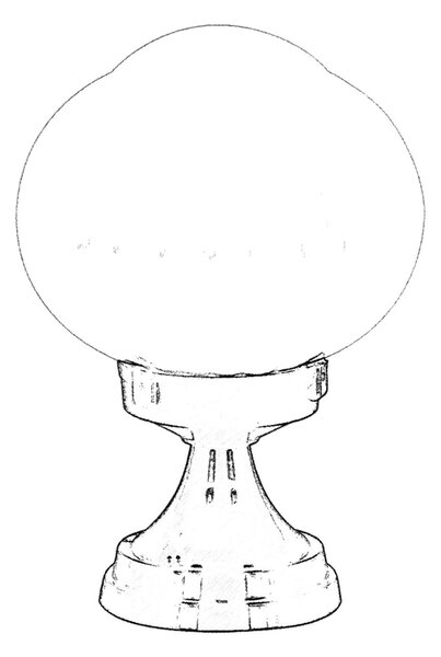 ASIR Venkovní lampa BSU-68187 černá