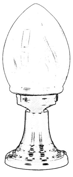 ASIR Venkovní lampa BSU-68204 černá