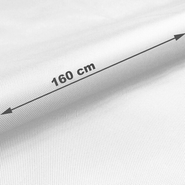 Vodu odpuzující oxfordová látka s teflonovou úpravou, 165 g/m², šíře 160 cm, bílá