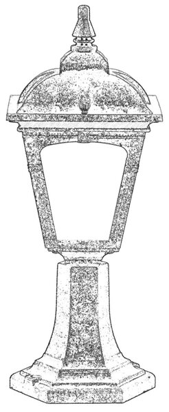 ASIR Venkovní lampa BSU-68185 hnědá