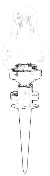 ASIR Venkovní lampa BBO-68164 černá