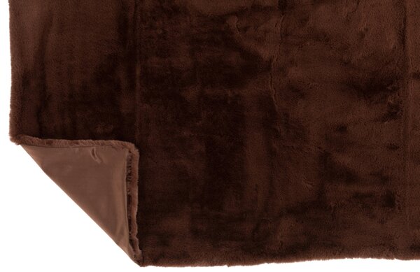 -25 % Dny MOMENTI– Hnědý pléd J-line Hogie 180 x 130 cm