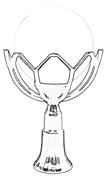 ASIR Venkovní lampa BSU-68155 černá
