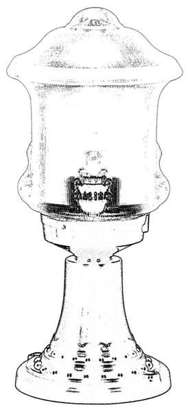 ASIR Venkovní lampa BSU-68189 černá